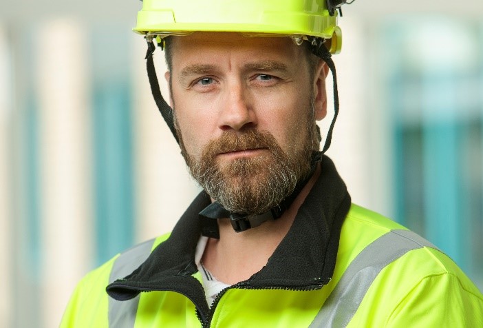 Bild på Andreas Lennartsson, tf produktionschef Building Östergötland.